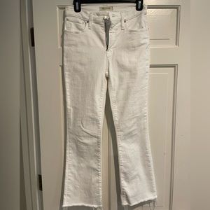 Madewell Cali Demi Boot Jean White